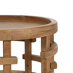 Avis BigBuy Home Table d'appoint Naturel Bois d'épicéa 40 x 40 x 46 cm