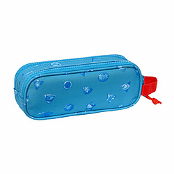 Trousse Fourre-Tout Double SuperThings Rescue force Bleu 21 x 8 x 6 cm