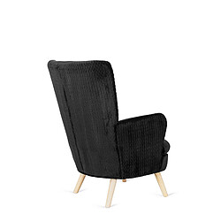 Avis Vivaldi Fauteuil SANTOS Noir Velours