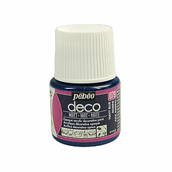 Pebeo Peinture acrylique opaque mate - Bleu marine - 45 ml