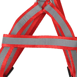 corde de traction de sangle de poitrine de chien rouge pas cher