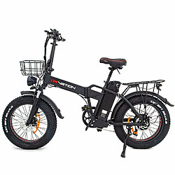 Acheter Vélo Électrique DrveTion AT20 - 20*4.0 Pouces Moteur 750W Batterie 48V15Ah Autonomie 55-70KM - Noir Mat