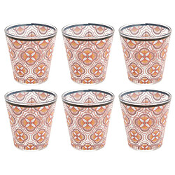 Korb Verre à eau à motifs imany (Lot de 6).