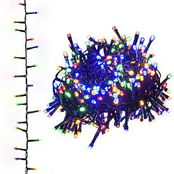 vidaXL Guirlande à LED compacte avec 3000 LED Multicolores 65 m PVC