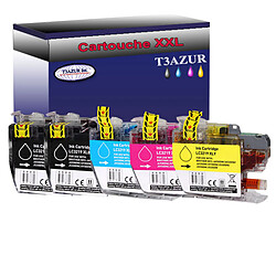 T3Azur Lot de 5 Cartouche compatible Brother LC3217/LC3219XL