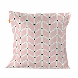 Happy Friday Housse de coussin HappyFriday Blanc Blush Multicouleur 60 x 60 cm