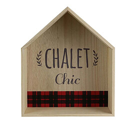 The Home Deco Factory Etagère en bois maison chalet chic 30 cm.