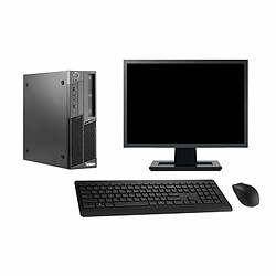 PC Lenovo M90 SFF Ecran 19" Intel Core i5-650 RAM 4Go Disque 1To Windows 10 Wifi - Occasion