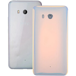 Wewoo Coque arrière blanc pour HTC U11 Couverture Arrière iPartsAcheter 