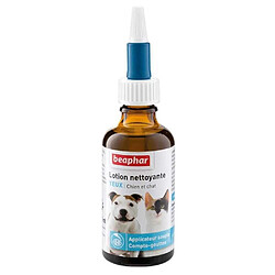 Beaphar - Lotion Nettoyante des Yeux avec Applicateur Souple pour Chiens et Chats - 50ml