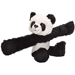 Wild Republic peluche Panda avec Bracelet à Claquer de 20 cm noir blanc 