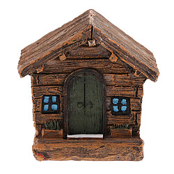 Mini Ferme Résine Maison Modèle Maison de Paysans Miniature Figurine Résine Décoration Jardin Cadeau Créatif