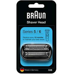 Cassette pour rasoir séries 5 et 6 - 53b-pack - BRAUN