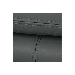 Acheter VENESETTI Canapé 2 places en 100% tout cuir italien vachette COMO, gris foncé