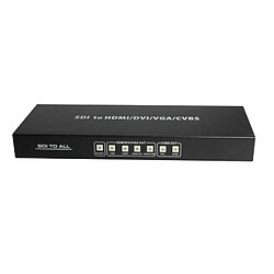 Universal SDI pour tous les convertisseurs d'échelon SDI vers HD DVI VGA convertisseur composite permet SD HD et 3G signal SDI | SDI vers HDMI | HDMI pour convertisseur composite SDI