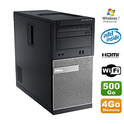 PC Tour DELL Optiplex 3010 MT Intel G2020 Graveur 4Go 500Go HDMI Wifi W7 - Occasion