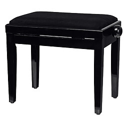 Classic Cantabile banquette pour piano (noir poli fin), bois massif