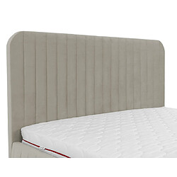 Avis Bestmobilier Stuart - lit coffre - 160x200 cm - sommier inclus - en velours