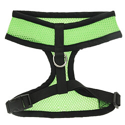 Wewoo Vêtements vert Harnais molletonné réglable de veste de maille de chien, S