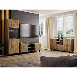 Acheter Bestmobilier Come - buffet bas - bois - 150 cm - style contemporain