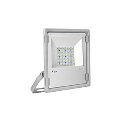 projecteur à led - aric twister 3 - asymétrique - 100w - 3000k - gris - aric 50872