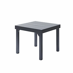 Wilsa Garden Table Modulo 4/8 personnes structure et plateau en aluminium gris anthracite Table jardin Modulo 4 à 8 personnes full aluminium