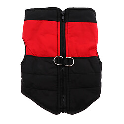 Chien Hiver Chaud Manteau Gilet Imperméable À L'eau Veste Bas Gilet Vêtements Rouge M