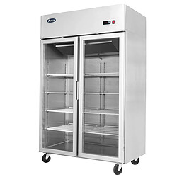 Frigo Professionnel Vitré Tropicalisé 2 Portes 1300 Litres - Atosa