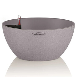 LECHUZA Jardinière CUBETO Stone 30 ALL-IN-ONE gris pierre 13830