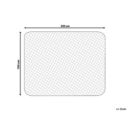 Avis Beliani Coton ciré Surmatelas 180 x 200 cm Tailles Différentes