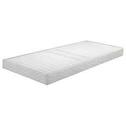 Ebac Matelas + sommier tapissier 80x190 Mousse - Melior - Soutien ferme - Blanc pas cher