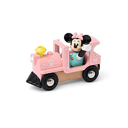 DISNEY Brio Minnie Mouse & Locomotive - Train sans pile pour circuit de train en bois - Ravensburger - Des 3 ans - 32288