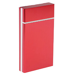 Étui à cigarettes automatique avec porte-cigarettes Slim 20 rouge Étui à cigarettes mince