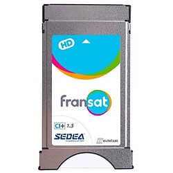 Module lecture de carte PCMCIA FRANSAT TV satellite Sedea CI+ 1.3 HD + carte Fransat PC7 HD valable 4 ans