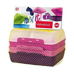 emsa Boîte à tartine VARIABOLO Clipbox, filles, 4 pièces ()