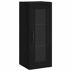 Maison Chic Armoire murale,Meuble de Rangement pour salon,cuisine noir 34,5x34x90 cm -MN44781