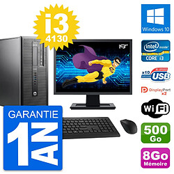 PC Tour HP 600 G1 Ecran 19" Intel i3-4130 RAM 8Go Disque 500Go Windows 10 Wifi · Occasion 