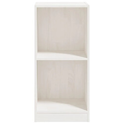 Acheter vidaXL Armoire d'appoint blanc 35,5x33,5x76 cm bois de pin massif