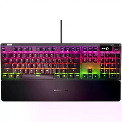 Le clavier mécanique Steelseries Apex 7 Rgb utilise un commutateur bleu