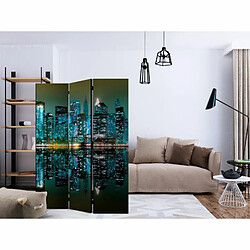 Paris Prix Paravent 3 Volets Gold Reflections NYC 135x172cm