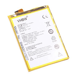 vhbw Li-Polymère batterie 4000mAh (3.8V) pour téléphone portable mobil smartphone ZTE Q519T, Yuanhang 2, Yuanhang 2 TD-LTE