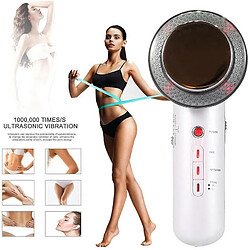 Chrono Appareil Minceur Anti-cellulite 3 en 1,Ultrasonic Infrarouge Dispositif de Beauté Anti-cellulite de Thérapie LED EMS(Blanc)