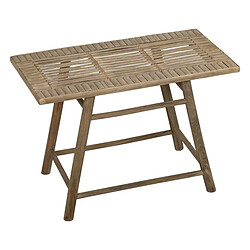 Avis BigBuy Home Table d'appoint Naturel Bambou 60 x 32 x 41 cm 42 x 21,5 x 32 cm 2 Pièces (2 Unités)