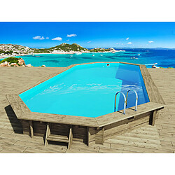 Habitat Et Jardin Piscine bois Ibiza - 8.57 x 4.57 x 1.31 m