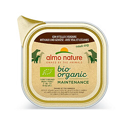 Almo Nature Chien Adult Bio Organic maintenance Veau et Légumes - Barquette