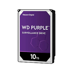 Western Digital WD PURPLE 10 To - 3.5'' SATA III 6 Go/s - Cache 256 Mo - Violet Disque Dur Interne - SATA III 3.5'' - 7200 tr/min - Cache 256 Mo