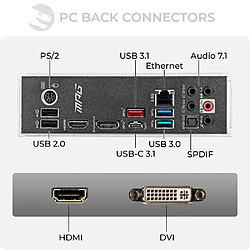 Acheter Sedatech PC de bureau • Intel i5-10600KF • GT1030 • 16Go RAM • 1To SSD M.2 • Windows 11