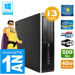 PC HP Compaq 8300 SFF Core I3-3220 Ram 4Go Disque 500 Go Graveur DVD Wifi W7 - Occasion