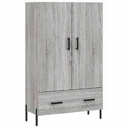 Maison Chic Buffet,Meuble de Rangement,commode pour salon,Cuisine sonoma gris 69,5x31x115 cm bois d'ingénierie -MN94425