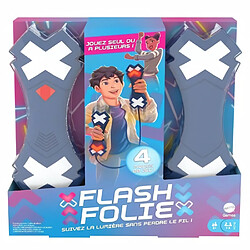 Mattel Games - Flash Folie, jeu électronique avec 2 manettes vocales et lumineuses - Jeu de société et de réflexes - Des 8 ans